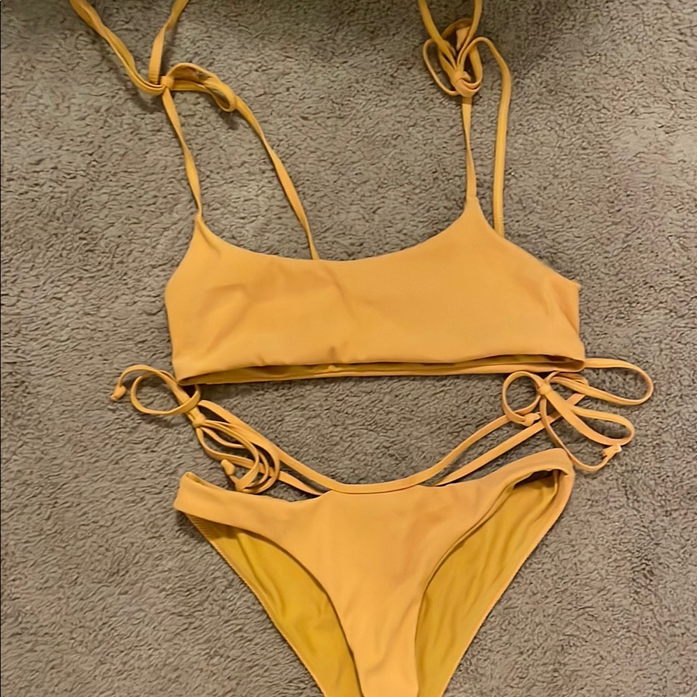 Daily Drills Spritz with Ties Bikini Set